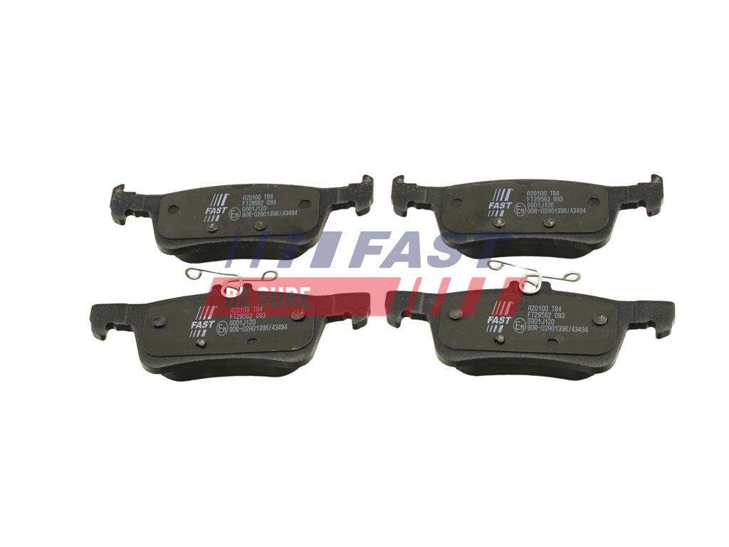FT29562 КОЛОДКИ ГАЛЬМІВНІ CITROEN BERLINGO 18> ЗАД БЕЗ ДАТЧИКА